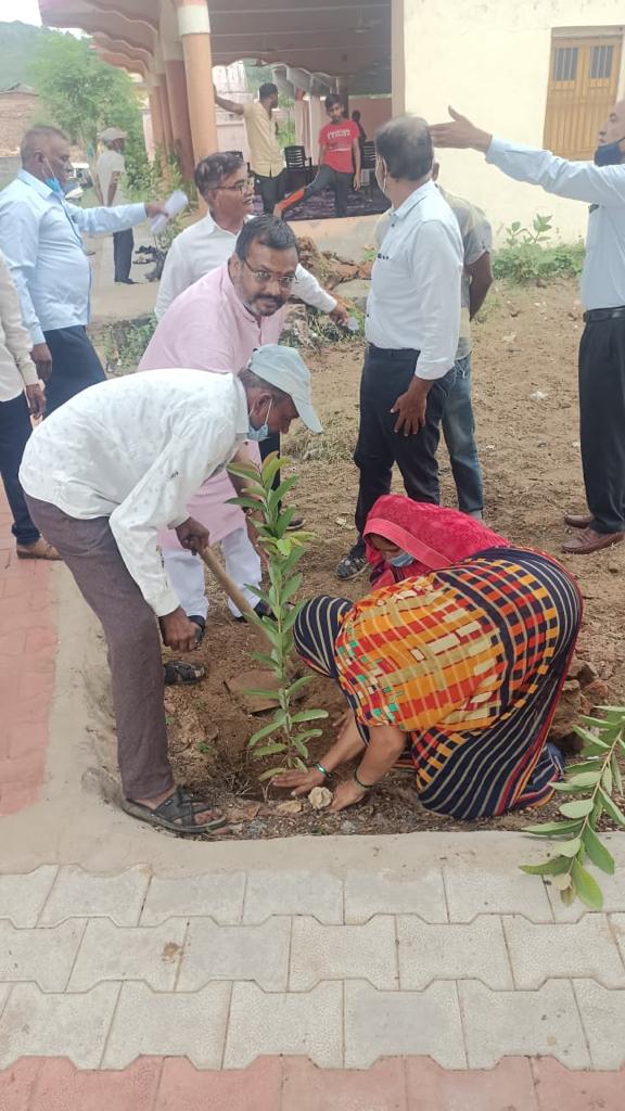 અરવલ્લીમાં વાવડી દૂધ મંડળી દ્વારા વૃક્ષારોપણ કાર્યક્રમ